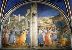 Lunette of the east wall by Fra Angelico