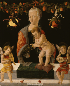 Madonna and Child with Angels by Giorgio Schiavone