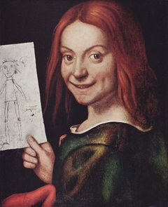 Portrait of a Child with a Drawing by Giovanni Francesco Caroto