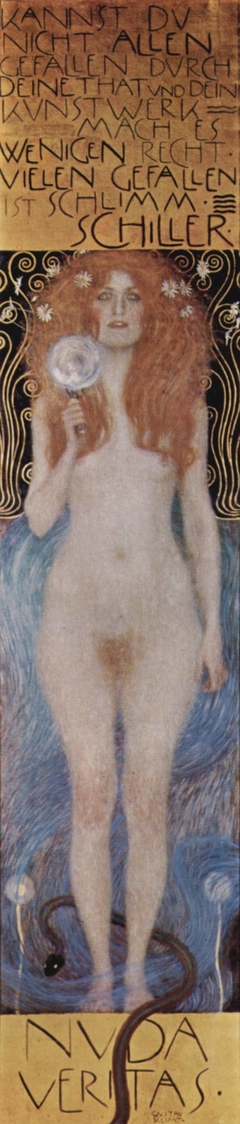 Nuda Veritas by Gustav Klimt