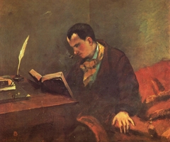 Portait de Baudelaire by Gustave Courbet