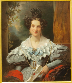 Portrait of Hendrina Eclasina Geertruida Vinju-Heije (1803-1858) by Jan Adam Kruseman