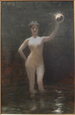 The Truth at the bottom of a well by Jean-Léon Gérôme