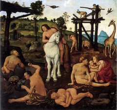 Vulcan and Aeolus by Piero di Cosimo