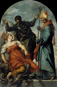 St. Louis of Toulouse, St. George and the Princess by Tintoretto