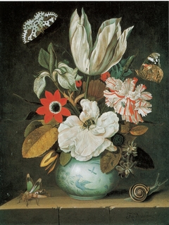 Vase of Flowers by Jan Goedart