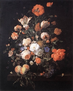 Vase with Flowers by Rachel Ruysch