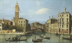 Venice: San Geremia and the Entrance to the Cannaregio by Canaletto