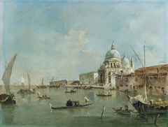 Venice: Santa Maria della Salute and the Dogana by Francesco Guardi