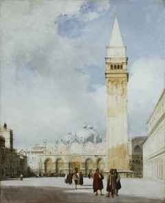 Venice: the Piazza San Marco by Richard Parkes Bonington