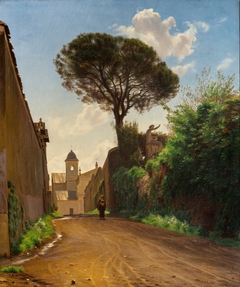 Via San Nicola di Tolentino in Rome by C A Kølle