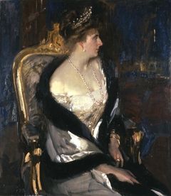 Victoria Eugenia, Queen of Spain by Joaquín Sorolla