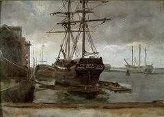 View at Larsens Plads Copenhagen by Johan Christian Dahl