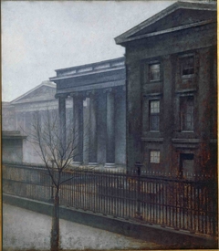 View from the British Museum by Vilhelm Hammershøi