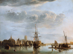 View of Dordrecht by Aelbert Cuyp