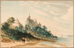 View of Kasteel Keverberg in Kessel by Jan de Beijer