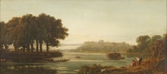 View of Windsor Castle from the River by Anonymous