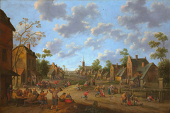 Village Fair by Joost Cornelisz Droochsloot