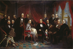 Washington Irving and his Literary Friends at Sunnyside by Christian Schussele