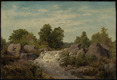 Weg bei Fontainebleau by Georg Saal