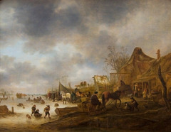 Winter Landscape by Isaac van Ostade