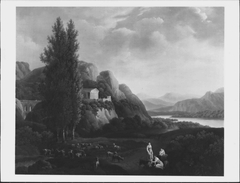 A Classical Landscape with Figures by Princess Victoria of Saxe-Coburg-Saalfeld