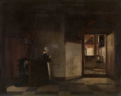 A Dutch Interior by Pieter de Hooch