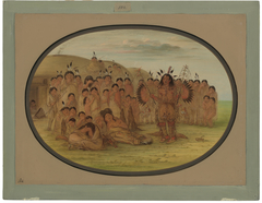 A Mandan Medicine Man by George Catlin