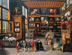 A Spacious Entrance Hall by Cornelis de Baellieur