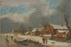 A Winter Landscape by Esaias van de Velde