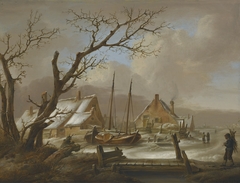 A Winter Landscape by Jan van Os