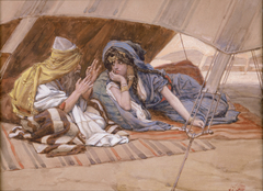 Abram's Counsel to Sarai by James Tissot