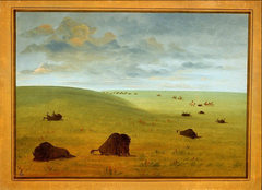 After the Buffalo Chase - Sioux by George Catlin