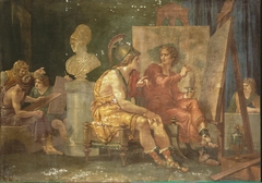 Alexander the Great in the Workshop of Apelles by Giuseppe Cades