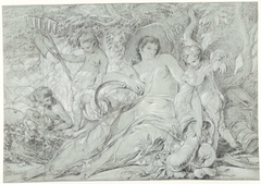 Allegorie op de Zomer by Louis Gabriel Blanchet