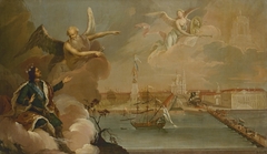 Allegory of the Victory of the Russian Fleet over the Turks in the Turkish War of 1768-1774 by Heinrich Buchholz