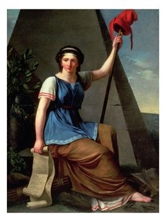 An allegory of the French revolution by Nanine Vallain