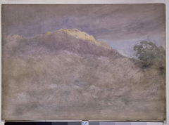 An Impression, Study of a Mountain Crest by David Cox Jr