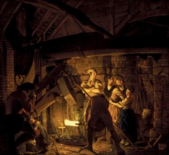 An Iron Forge by Joseph Wright of Derby