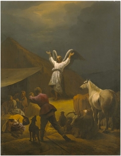 Annunciation to the shepherds by Pieter van Laer