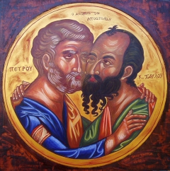 Apostles Peter & Paul  by Tasso Pappas