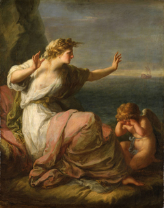 Ariadne left on the island of Naxos by Angelica Kauffman