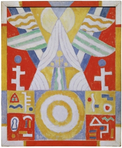 Arrangement - Hieroglyphics (Painting No. 2) by Marsden Hartley