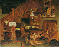 Atelier des Künstlers in Venedig by Carl Schuch