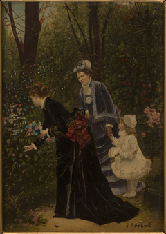 Au jardin by Marie-François Firmin-Girard