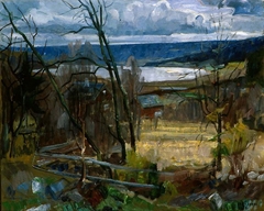 Autumn Evening at Fåberg by Lars Jorde