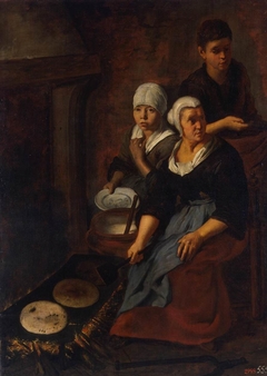 Baking of Flat Cakes by Bartolomé Esteban Murillo