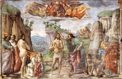 Baptism of Christ by Domenico Ghirlandaio