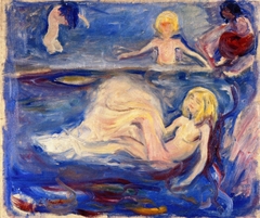 Bathing Children by Edvard Munch