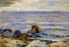 Beach Landscape by Edvard Munch